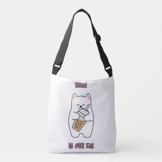 Boba is voor mij crossbody tas (Voorkant)