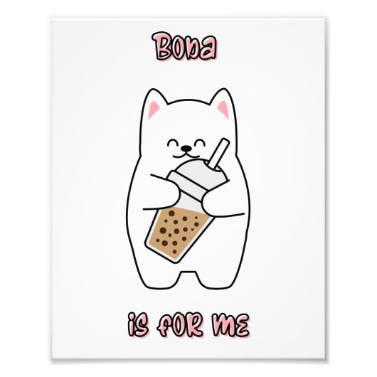 Boba is voor mij foto afdruk (Voorkant)