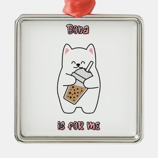 Boba is voor mij metalen ornament (Voorkant)