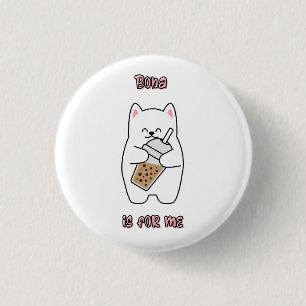 Boba is voor mij ronde button 3,2 cm