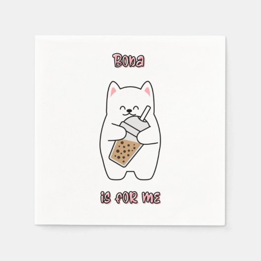 Boba is voor mij servet (Voorkant)