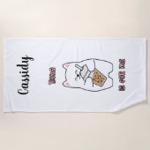 Boba is voor mij strandlaken (Voorkant)