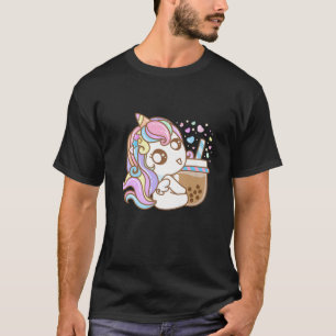 Boba Kawaii Unicorn Pegasus T-shirt