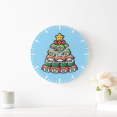 Boba Kerstboom - Funny Bubble Tea Holiday Grote Klok (Huis)