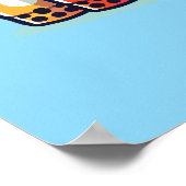 Boba Kerstboom - Funny Bubble Tea Holiday Poster (Hoek)