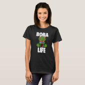 Boba Life Frog Women Love Boba Tea 1 T-shirt (Voorkant volledig)