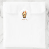 Boba Melk Thee Ronde Sticker (Tas)