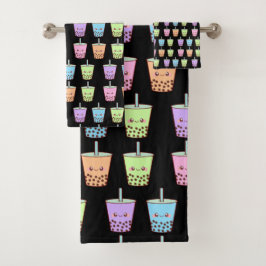 Boba Melk Thee Smaken Bad Handdoek