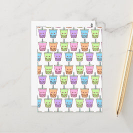 Boba Melk Thee Smaken Briefkaart