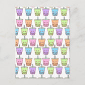 Boba Melk Thee Smaken Briefkaart (Voorkant)