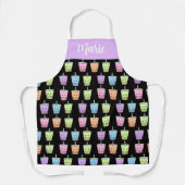 Boba Melk Thee Smaken Schort (Voorkant)