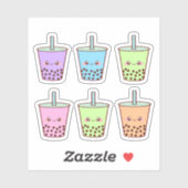 Boba Melk Thee Smaken Sticker (Vel)