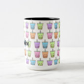 Boba Melk Thee Smaken Tweekleurige Koffiemok (Center)