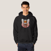 Boba Milk and Corgi Dog Hoodie (Voorkant volledig)