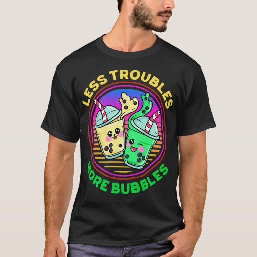 Boba Milk Tea Bubble Tea For Bubble Tea kiddin cou T-shirt (Voorkant)