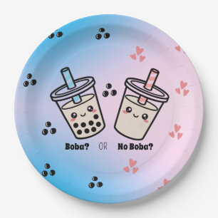Boba of geen Boba? Bubble Tea Boba geslacht onthu Papieren Bordje