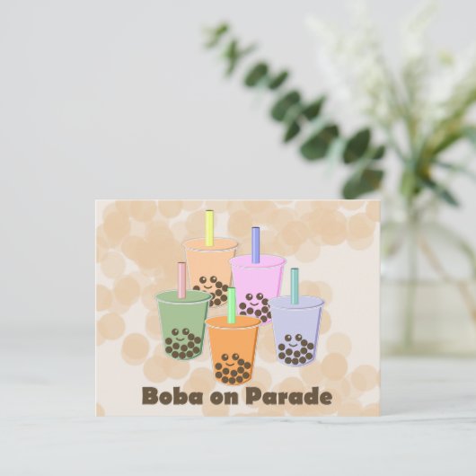 Boba op Parade Briefkaart (Staand voorkant)