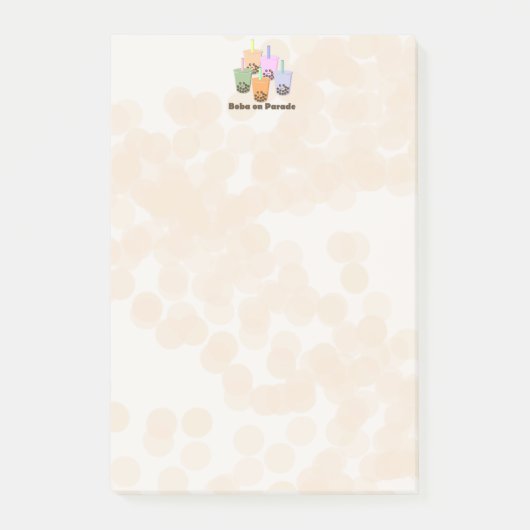 Boba op Parade Post-it® Notes (Voorkant)