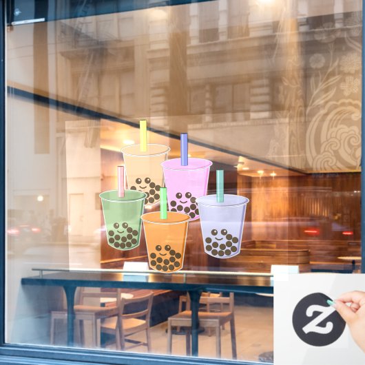 Boba op Parade Raamsticker (Cafe Raam)