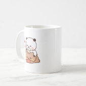 Boba Panda Beer Houdt van Bobamelk en mokkathee Koffiemok (Voorkant links)