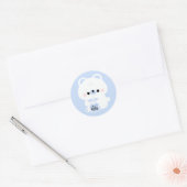 Boba Polar-Beer Ronde Sticker (Envelop)