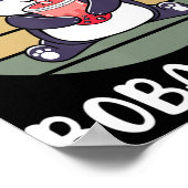 Boba Queen Bubble Tea Japanner Panda Anime Ka Poster (Hoek)