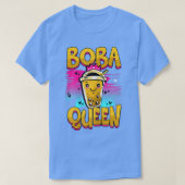 Boba Queen Bubble Tea T-shirt (Design voorkant)