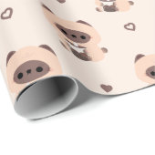 Boba Siamese Cat Cadeaupapier (Rol Hoek)