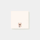Boba Siamese Cat Post-it® Notes (Voorkant)