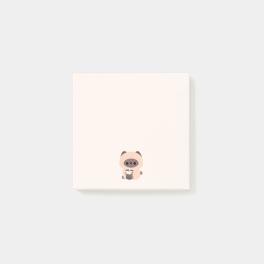 Boba Siamese Cat Post-it® Notes (Voorkant)