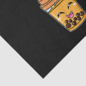 Boba Tapioca Pearls Bubble Milk Tea Drink Corgi Tissuepapier (Detail)