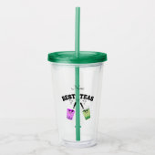 boba tea beltea baby acryl drinkbeker (Voorkant)