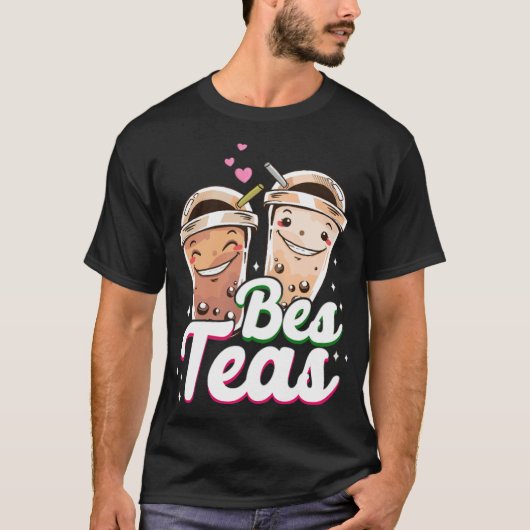 Boba Tea Bes Teas Beste oom T-shirt (Voorkant)