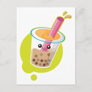 Boba Tea Briefkaart
