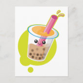 Boba Tea Briefkaart (Voorkant)