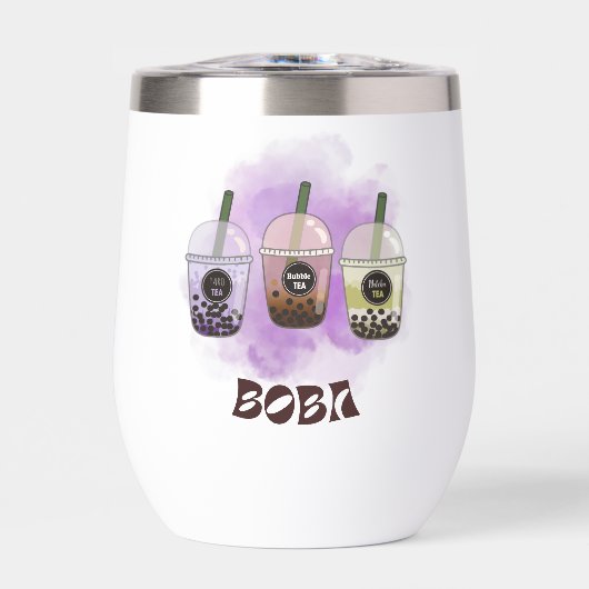Boba Tea, bubbelmilk tea (Voorkant)