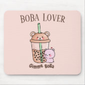 Boba Tea, bubbelmilk tea Muismat (Voorkant)