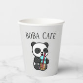 Boba Tea, bubbelmilk tea Papieren Bekers (Voorkant)