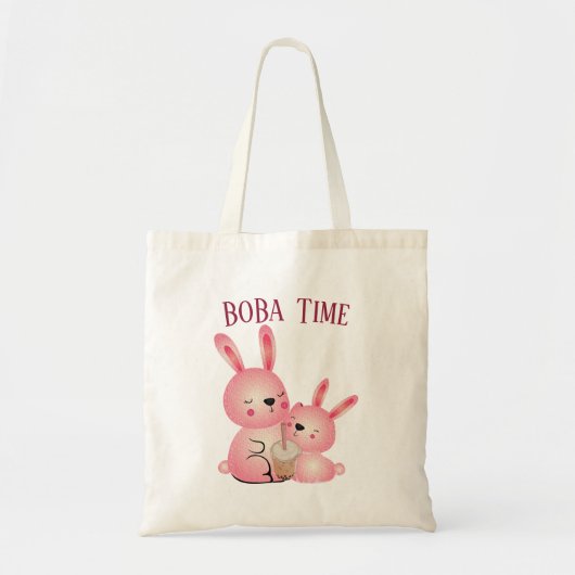 Boba Tea, bubbelmilk tea Tote Bag (Voorkant)