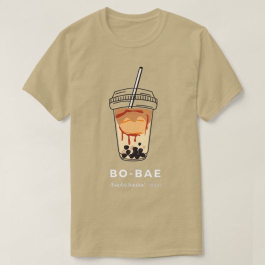 Boba Tea Bubble Milk Tea 1 T-shirt (Design voorkant)