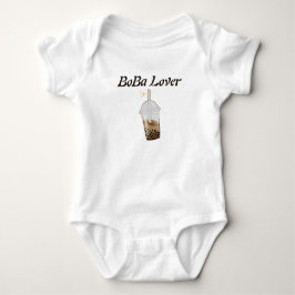boba tea bubble tea baby bodysuit