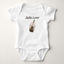 boba tea bubble tea baby bodysuit