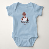 boba tea bubble tea baby bodysuit (Voorkant)