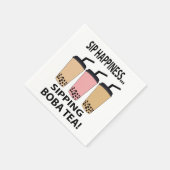 Boba Tea Bubble Tea Boba Tea Party Servet (Hoek)