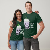 Boba Tea Bubble Tea Gift Kawaii Suck My Balls T-shirt (Unisex)