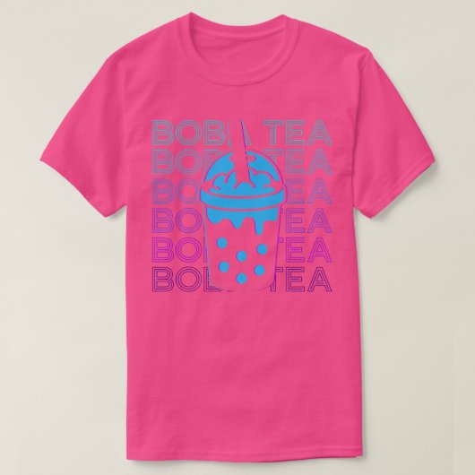 Boba Tea Bubble Tea Milk Tea Retro Premium  T-shirt (Design voorkant)