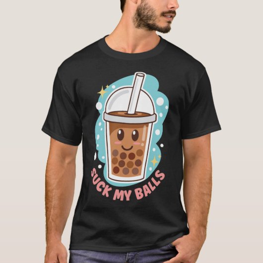 Boba Tea Bubble Tea Milk Tea Tea T-shirt (Voorkant)