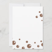 Boba Tea Chow Chow Dog Verjaardag Uitnodiging (Achterkant)