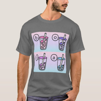 Boba Tea Collage T-shirt