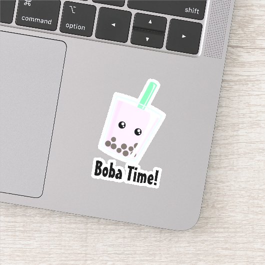 Boba Tea Eigen vinylSticker Sticker (Detail)